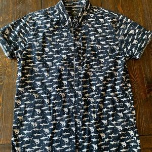 rip curl button up short sleeve